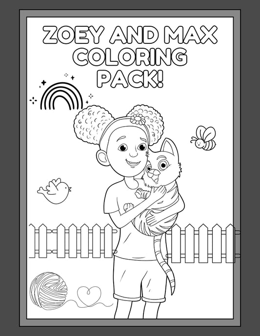 Zoey and Max Coloring Pack!