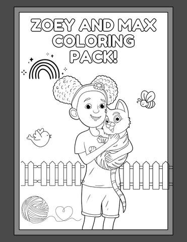 Zoey and Max Coloring Pack!