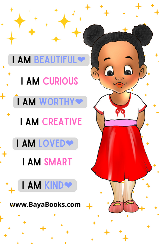 I Am Beautiful Affirmation Poster